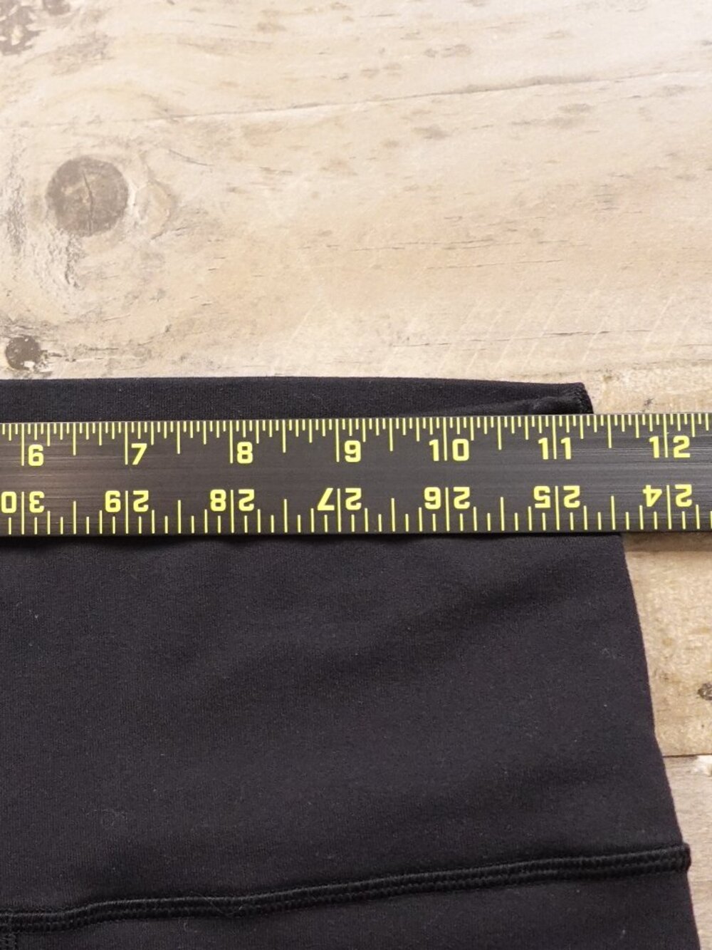 Lululemon High Rise Crop Leggings Women's Size 4‎ Black 25.5" Yoga Active - Picture 6 of 13